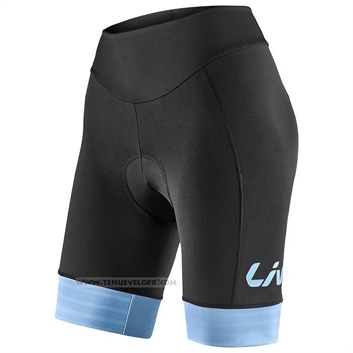 2023 Maillot Cyclisme Femme Liv Lumiere Bleu Manches Courtes Et  cuissard
